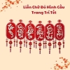 Liễn Chữ Đỏ Hình Cầu Trang Trí Tết 2