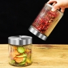 Lọ Đựng Gia Vị Thuỷ Tinh nắp inox trắng 3