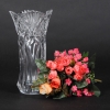 Lọ Hoa Thủy Tinh Họa Tiết Trắng 20CM 2