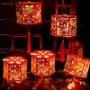 Lồng Đèn Lục Giác Phong Cách Trung Hoa MÀU ĐỎ-2