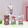 Ly giữ nhiệt Hoạt Hình Inox 304 600ml hình thú mẫu tròn lùn 3