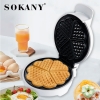 Model 906: Máy nướng bánh kẹp tàn ong,làm bánh waffle Sokany 906