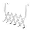 Móc đồ treo cửa zik zak inox 304 chống rỉ sét 6 chấu xếp gọn tiện lợi