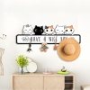 Móc Gỗ Treo Đồ Hình Mèo Cute Have Nice Day