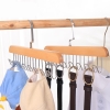 Móc Gỗ Treo Đồ Lót, Thắt Lưng, Cà Vạt, Áo 2 Dây