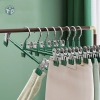 Móc ngang 2 kẹp quần áo chuyên dụng giữ form dáng váy, quần (T200) (Cái)