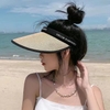 Mũ Cói Nửa Đầu viền chữ Helen Kamin