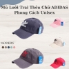 Mũ Lưỡi Trai Thêu Chữ ADIDAS Phong Cách Unisex 3