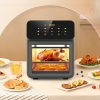 15L Fryer: Nồi Chiên Không Dầu 15L Air Fryer Mặt Kính Cảm Ứng