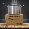 Nồi Inox Luộc Gà Fiveramic Size 30CM nặng 2.3kg 1