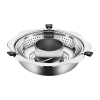 Nồi lẩu xoay inox cao cấp nhiều ngăn tiện lợi