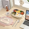 Khay Cơm Lunch Box 5 Ngăn Bọc Nhựa (T24)