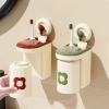 Giá Đỡ Bàn Chải Kèm Cốc Hút Chân Không (T72) - Mới (Set)