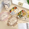 Khay Cơm Lunch Box 5 Ngăn Bọc Nhựa (T24)