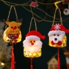 Lồng Đèn Noel Giỏ Tre Có Đèn nháy
