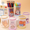 Ống Đựng Bút Nhựa Trong Cute 1