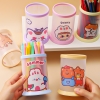 Ống Đựng Bút Nhựa Trong Cute 2