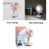 Quạt Bàn Ông Tây Tích Điện KM-F0166-2