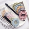 SÉT 1 BỊCH 100C THUN CỘT TÓC MIX 5 MÀU KÈM TÚI ZIP