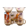 Set 2 Cốc Kèm 2 Bát Thủy Tinh 3