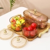 SG: Set 2 Hũ Tròn, 1 Hũ Dài Đựng Mứt Kèm Khay - Ko Bao Bể VC (T36) - (Set)