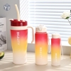 Set 3 bình cầm tay Beauty kèm bình chia vạch cầu vồng 1