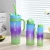 Set 3 bình cầm tay Beauty kèm bình chia vạch cầu vồng