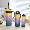 Set 3 bình cầm tay Beauty kèm bình chia vạch cầu vồng