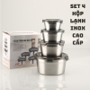 Set 4 Hộp Lạnh Inox 304 Food Boxes