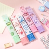 Set 6 Bút Chì Gỗ Kèm Tẩy Họa Tiết