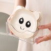Sét 8 Cái Đĩa Hình Mặt Gấu trắng cute