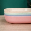 SÉT 8 CÁI ĐĨA MÀU PASTEL LÚA MẠCH AN TOÀN SỨC KHOẺ