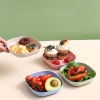 SÉT 8 CÁI ĐĨA MÀU PASTEL LÚA MẠCH AN TOÀN SỨC KHOẺ