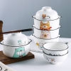 Set Bát Úp Mỳ 2 Trong 1 Có Nắp Đậy Kèm Thìa 2