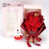 SET HOA VÀ GẤU TẶNG SINH NHẬT, LỄ TÌNH NHÂN,QUÀ VALENTINE CÓ HỘP(T100) (HỘP)