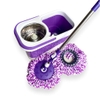 SG Hãng Coco + Có Hộp - Mâm Nhựa: Bộ lau nhà hình Rồng 360 Màu Trắng + Tím