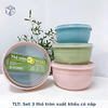 Tân Lập Thành Set 3 thố tròn xuất khẩu có nắp 1