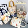 Túi Xách Vải bố In Hình Hoạt Hình Nhật Bản: nice, hello, cute 2 quai