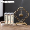 Lư Đốt Trầm Hương Hoa Sen Treo Kèm 3 Hộp Trầm (T100)