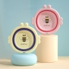 Thau chậu rửa mặt gấp gọn hình Ong Bee & Flower cho bé