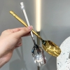 THÌA MẠ VÀNG ĂN CƠM INOX HOÀNG GIA