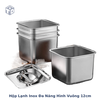Hộp Lạnh Inox Đa Năng Hình Vuông 12cm
