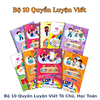 Bộ 10 Quyển Luyện Viết Tập Tô Chữ Và Tô Số Cho Bé Mẫu Giáo