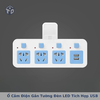 Ổ Cắm Điện Gắn Tường Có Đèn LED Tích Hợp Cổng USB (T100)