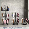 Kệ Phơi Giày Dép sắt lõi inox Xoay 360 Độ Nhiều Tầng