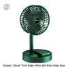 Super: Quạt tích điện mini để bàn gấp tròn