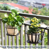 GIÁ TREO CHẬU HOA MINI CHO SÂN VƯỜN(Trắng và đen)
