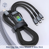 Dây cáp sạc siêu nhanh 3 đầu 3in1