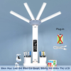 Đèn Học Led Để Bàn Có Quạt Đồng Hồ Hiển Thị LCD 2