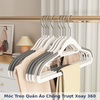 Móc treo quần áo chống trượt xoay 360